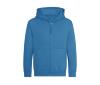 Kinder Hoodie sapphire blue perfect om te bedrukken met je eigen logo, tekst, of foto