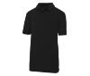 Kinder sport polo zwart te personaliseren te bedrukken