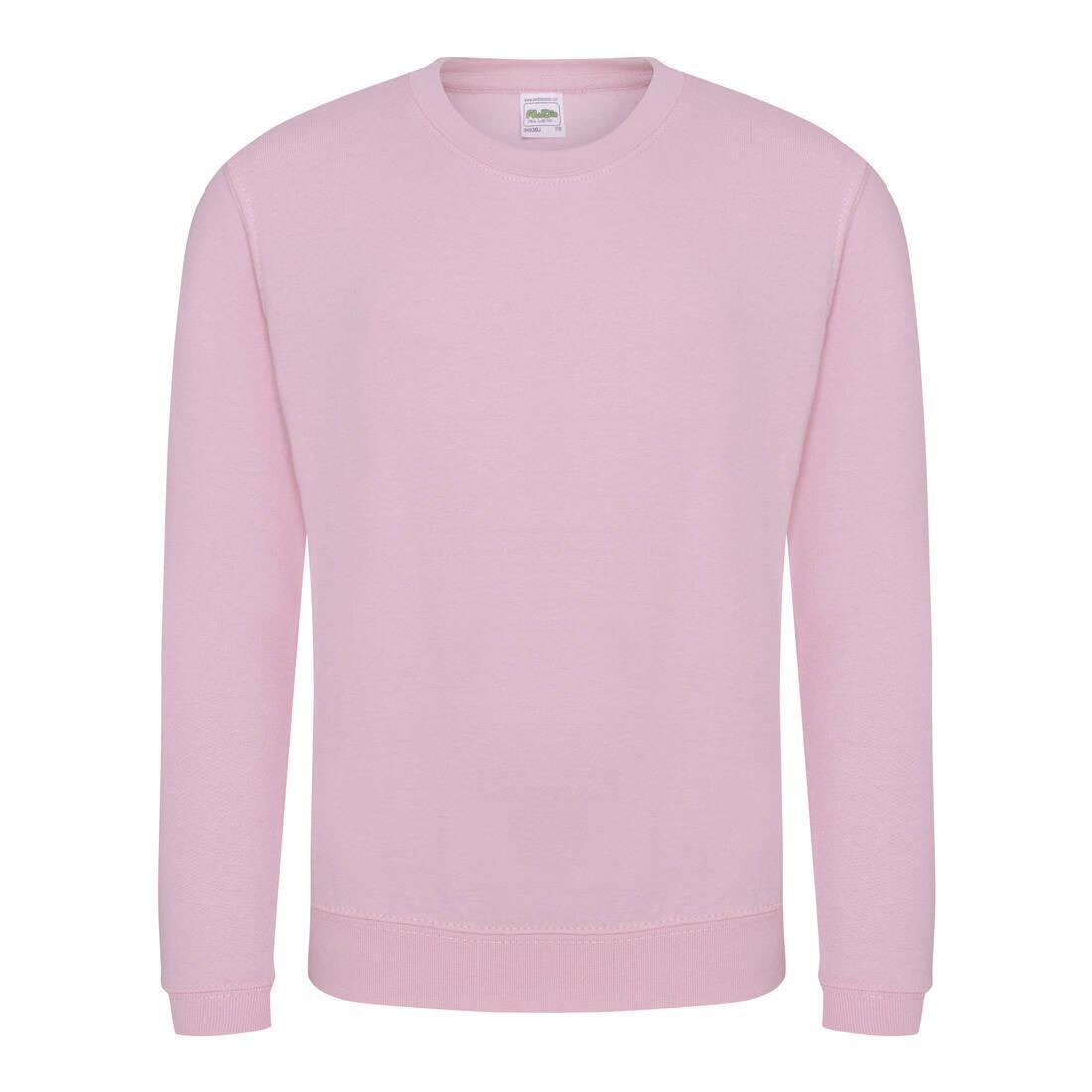Kinder sweatshirts baby pink personaliseer je sweatshirts