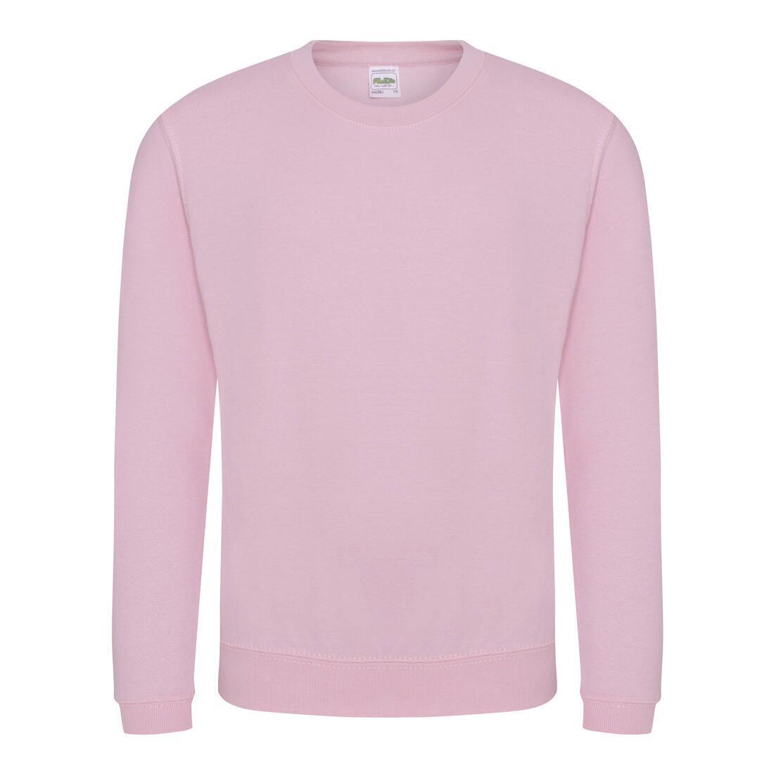 Kinder sweatshirts baby pink personaliseer je sweatshirts
