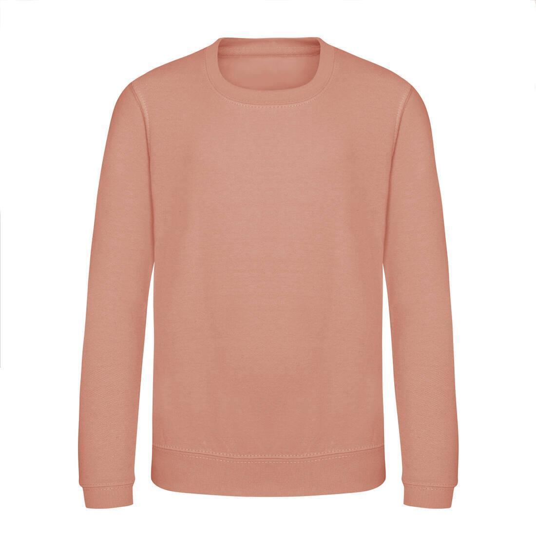 Kinder sweatshirts dusty pink personaliseer je sweatshirts