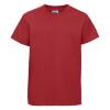 Kinder t-shirt helder rood te personaliseren bedrukbaar
