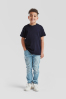 foto 4 Kinder T-shirt licht grafiet grijs te bedrukken te personaliseren korte mouw 