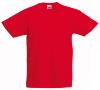 Kinder T-shirt rood te bedrukken te personaliseren korte mouw
