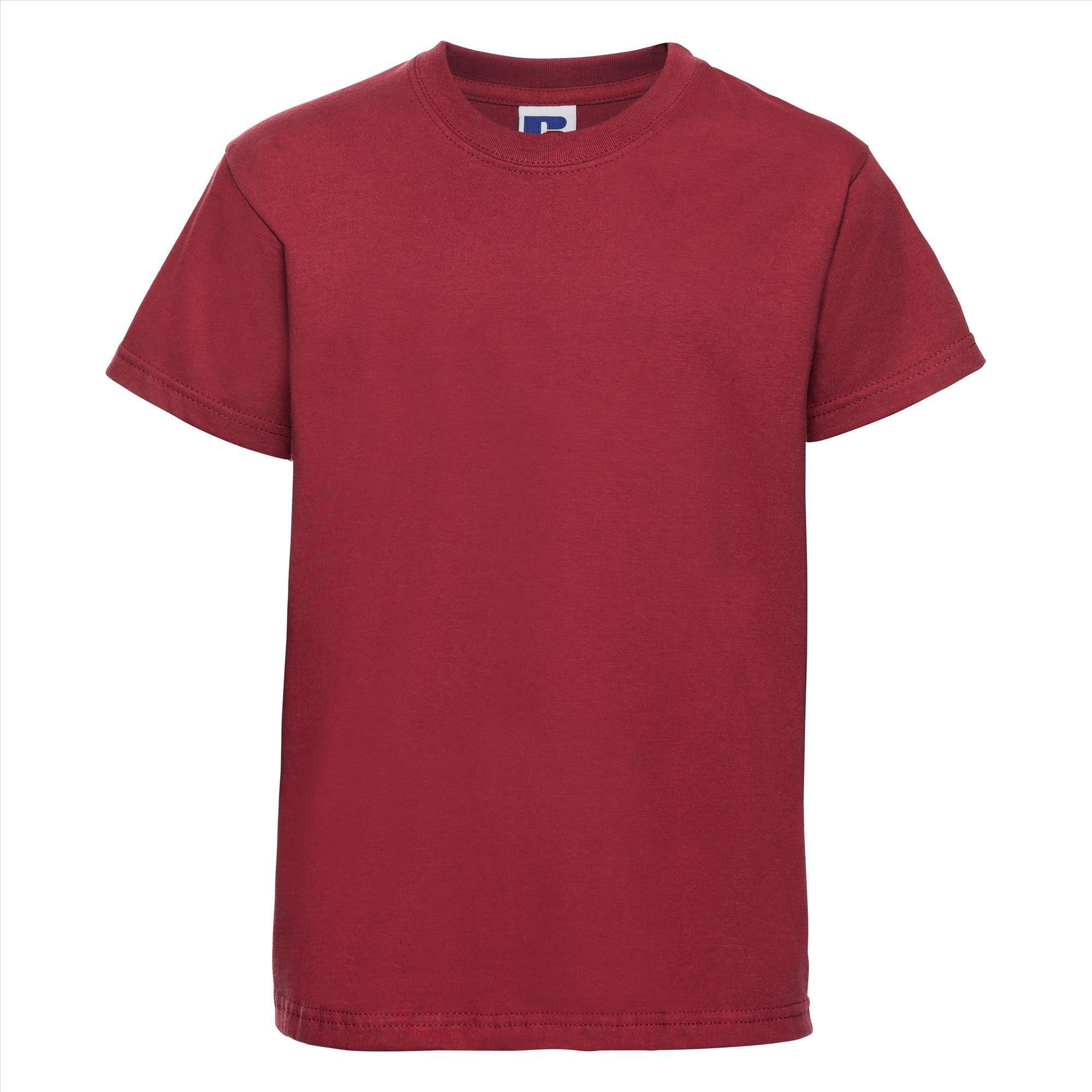 Kinder t-shirt rood te personaliseren bedrukbaar