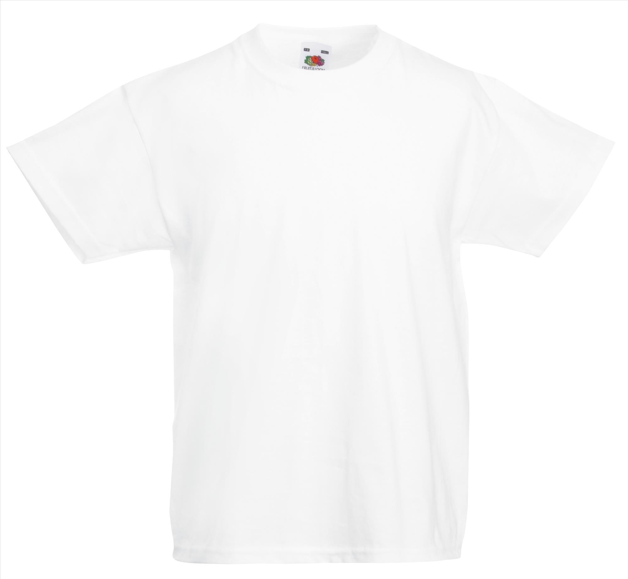 Kinder T-shirt wit te bedrukken te personaliseren korte mouw