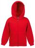 foto 1 Kinderhoodie rood bedrukbaar met eigen ontwerp te personaliseren