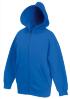 Kinderhoodie royal blauw bedrukbaar met eigen ontwerp te personaliseren