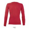 foto 2 Klassieke dames trui met een V-neck rood