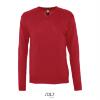 Klassieke heren trui met een V-neck rood