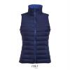 foto 1 Lichtgewicht gewatteerde dames bodywarmer donkerblauw