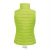 foto 2 Lichtgewicht gewatteerde dames bodywarmer neon lime groen