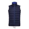 Lichtgewicht gewatteerde heren bodywarmer donkerblauw