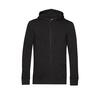 Milieubewuste trendy hoodie black pure voor mannen te personaliseren bedrukken