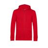 Milieubewuste trendy hoodie rood voor mannen te personaliseren bedrukken