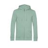 Milieubewuste trendy hoodie sage voor mannen te personaliseren bedrukken