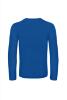 foto 2 Modern zware kwaliteit heren T-shirt met lange mouwen royal blauw te personaliseren 