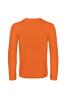 foto 2 Modern zware kwaliteit heren T-shirt met lange mouwen urban oranje te personaliseren 