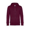 Modieuze hoodie dark cherry voor hem, personaliseren bedrukken hoodie