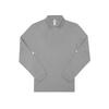 Polo lange mouw sport grijs voor mannen unisex te personaliseren