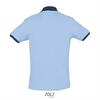 foto 2 Polo lichtblauw met blauw heren tweekleurige Trendy
