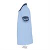 foto 3 Polo lichtblauw met blauw heren tweekleurige Trendy 