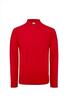 Polo met lange mouwen voor heren rood bedrukbaar te personaliseren