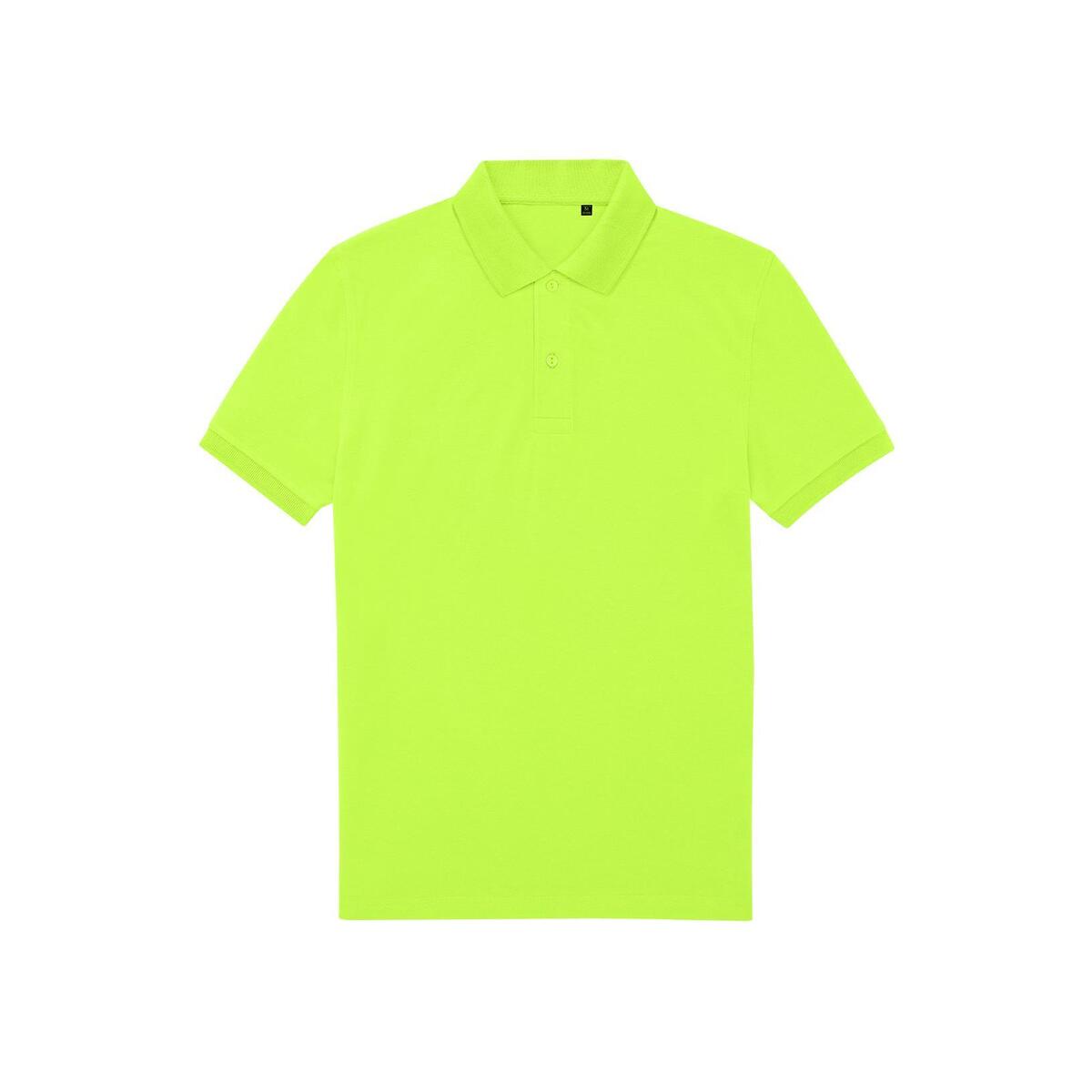 Polo voor hem lime groen te bedrukken personaliseren korte mouw heren