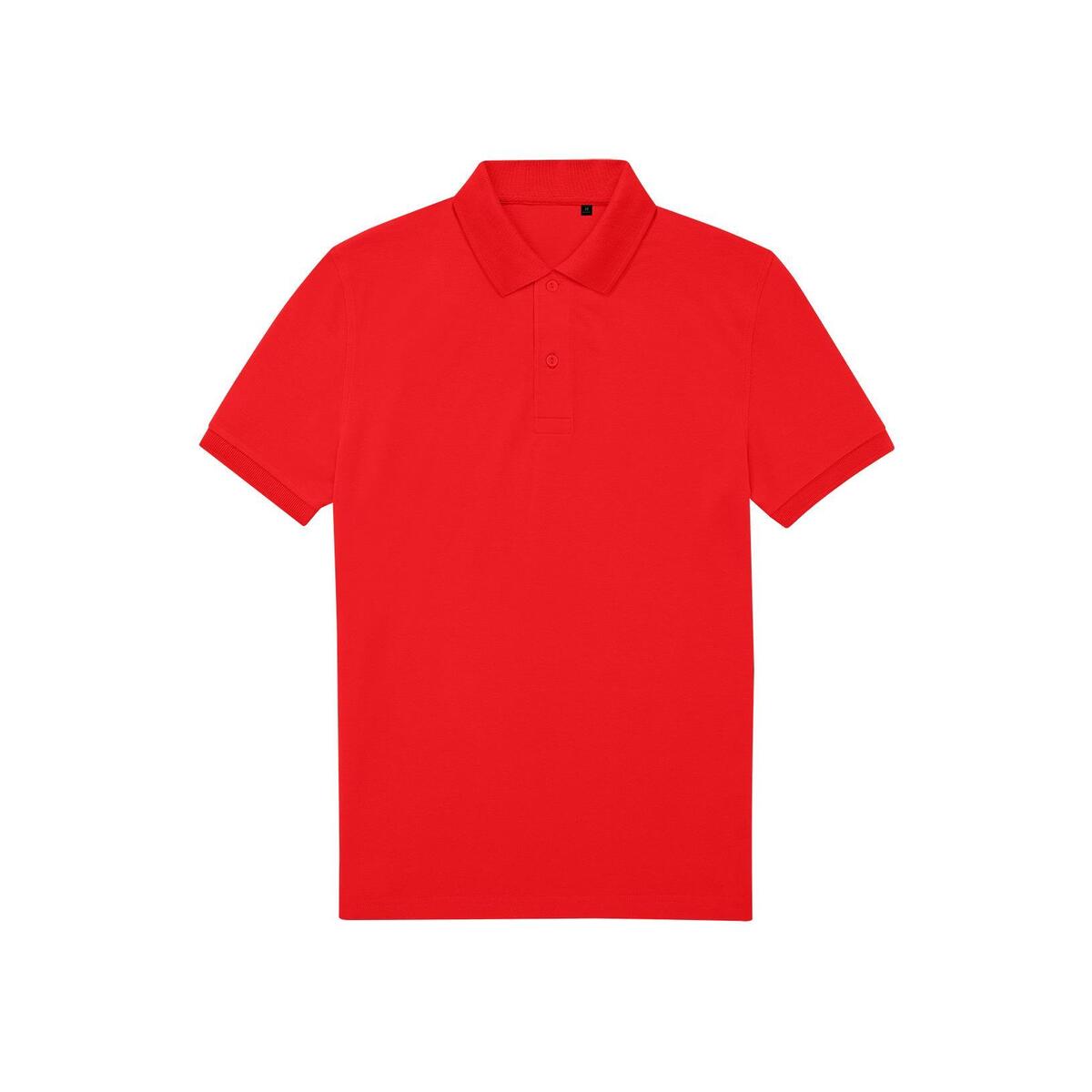 Polo voor hem tomaten rood te bedrukken personaliseren korte mouw heren