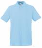 Polo voor heren hemelsblauw De polos zijn te personaliseren al vanaf 1 stuks.