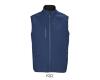 foto 1 Softshel Bodywarmer blauw gerecycled polyester