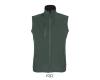 Softshel Bodywarmer donkergroen dames gerecycled polyester