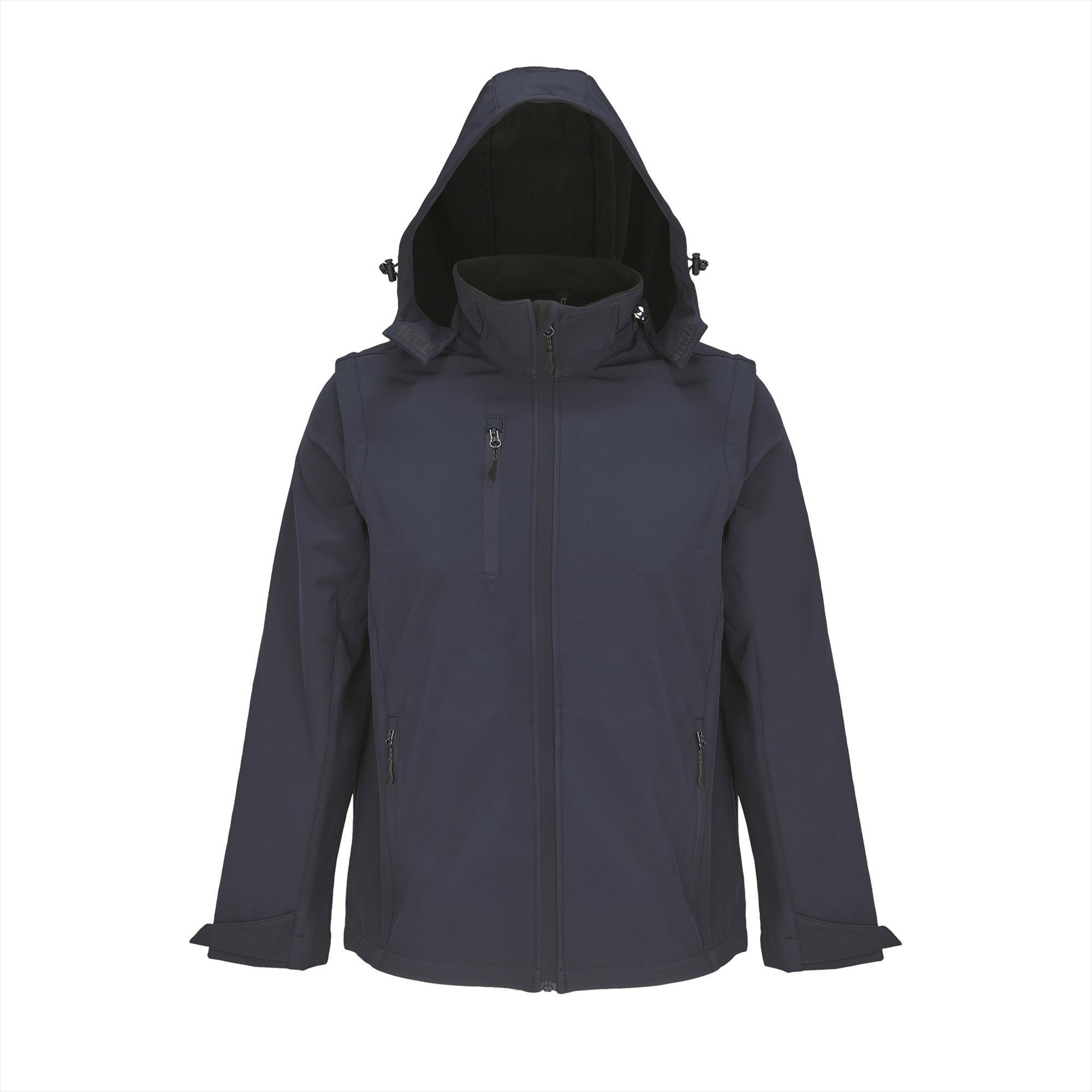 Softshell jacket donkerblauw heren