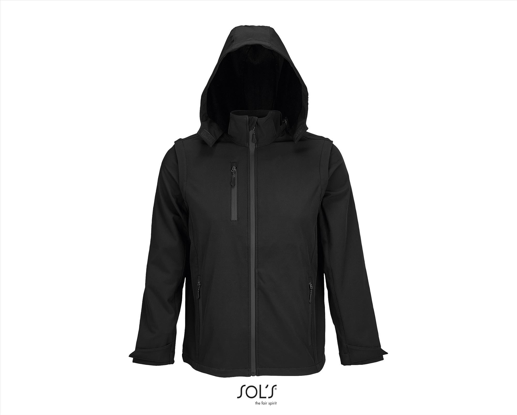 Softshell jacket zwart heren