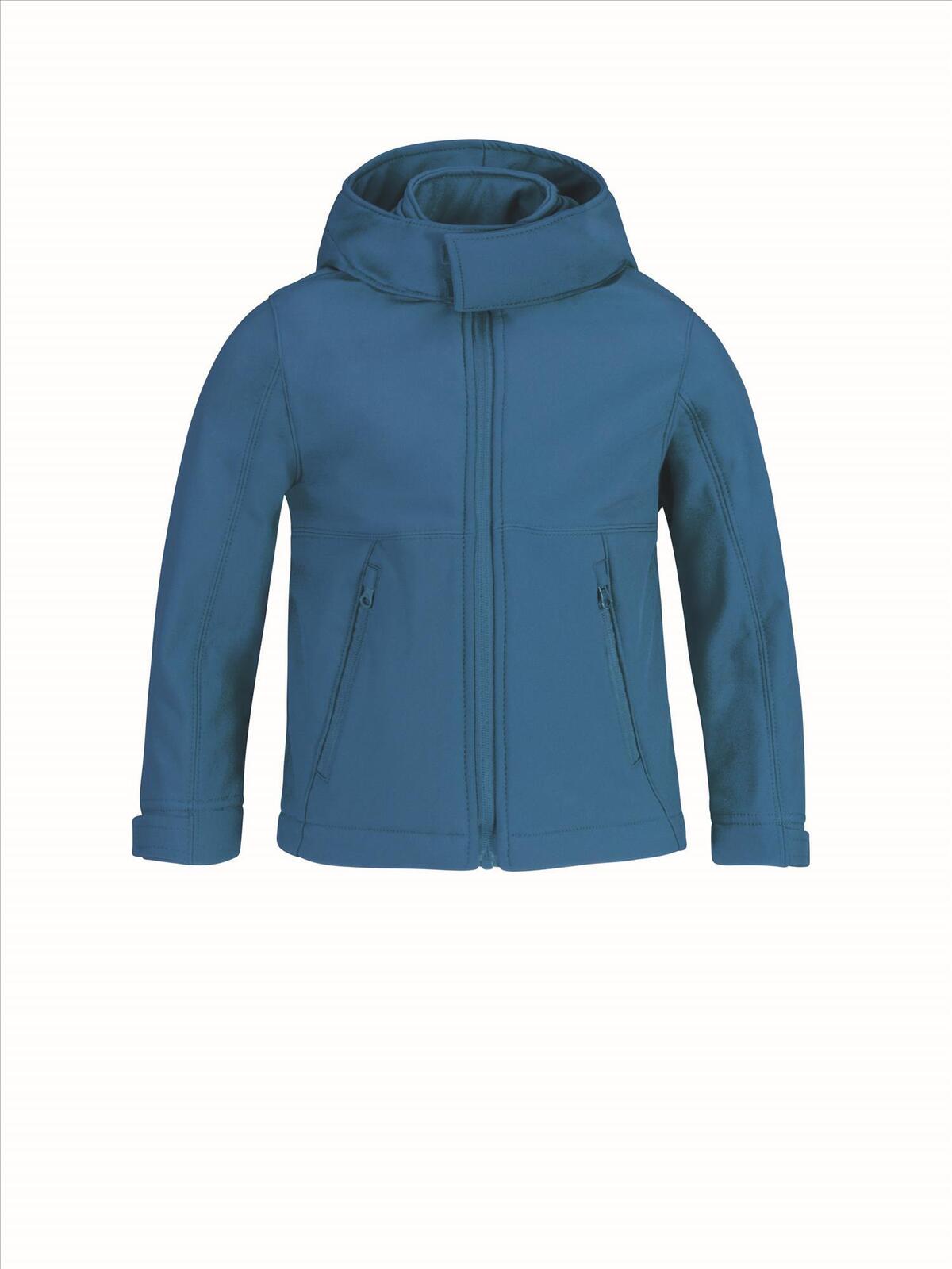 Softshell jas voor kinderen azure te personaliseren