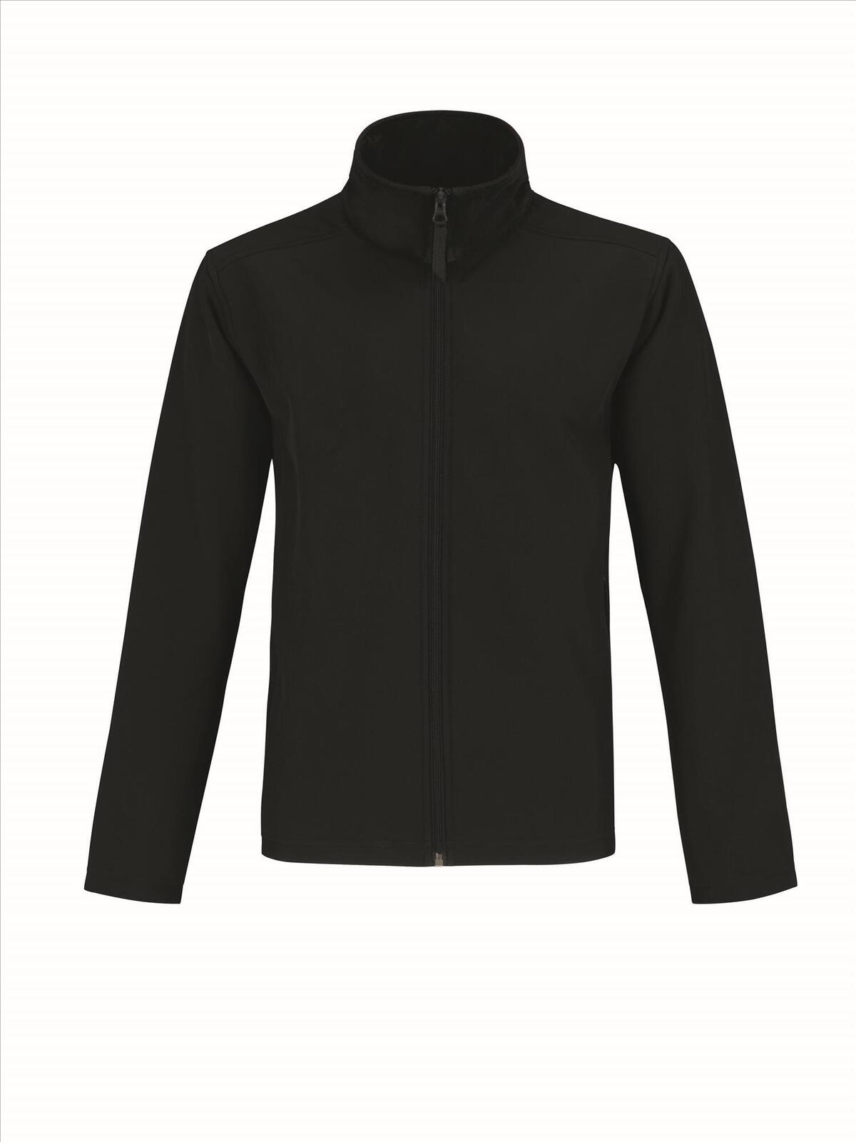 Softshell jas zwart voor hem te personaliseren bedrukbaar