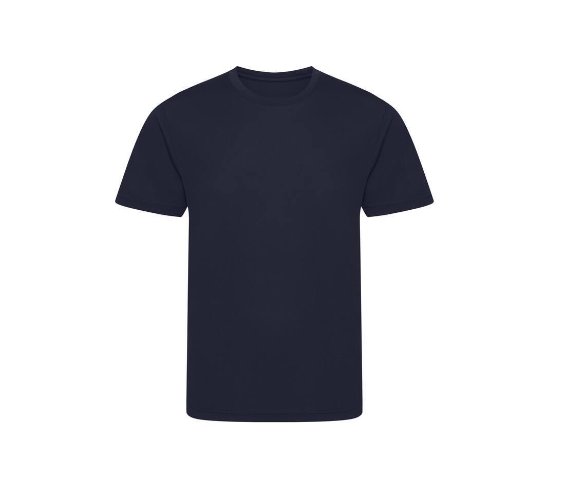 Sport t-shirt voor kids donkerblauw te bedrukken