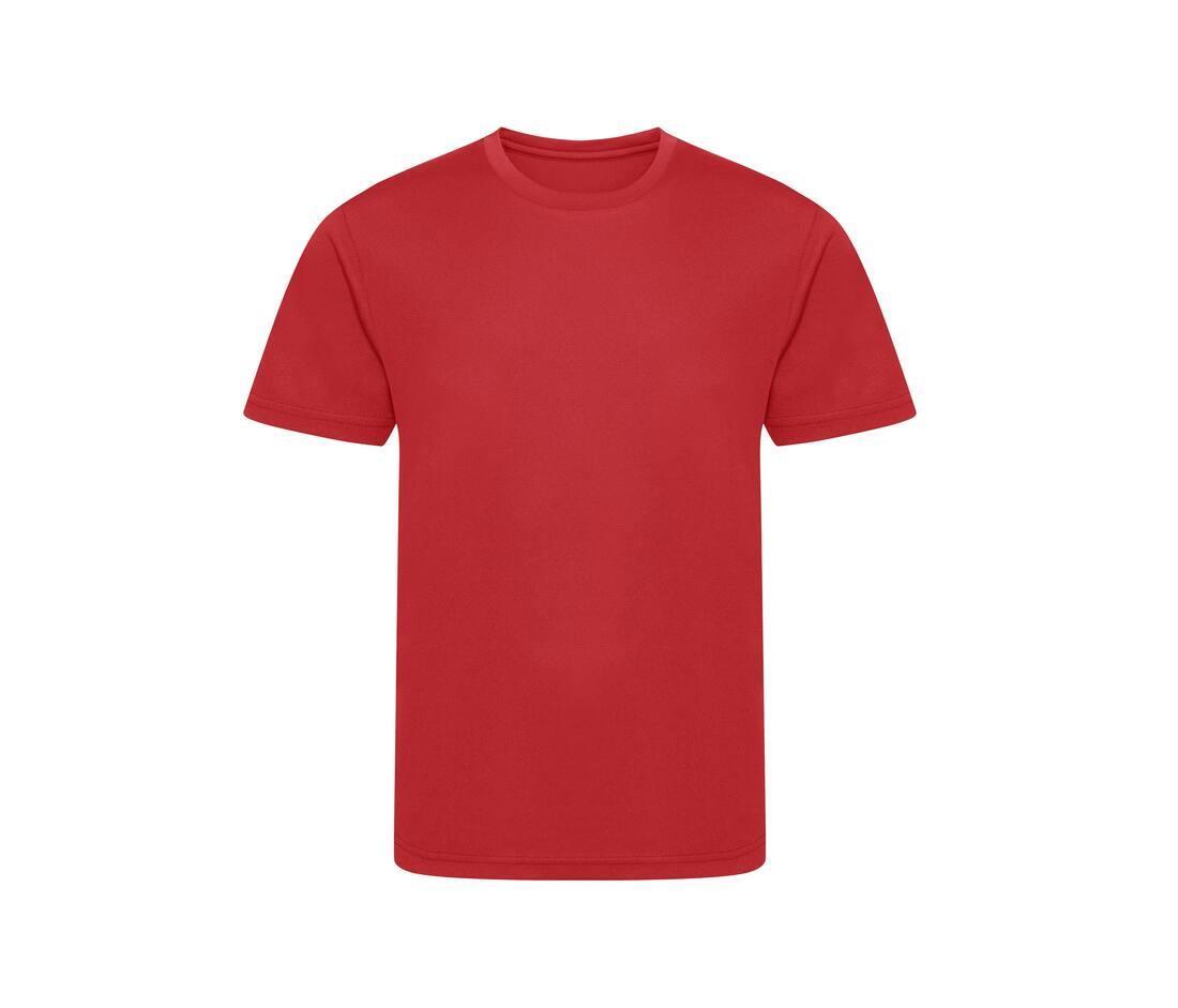 Sport t-shirt voor kids vuurrood te bedrukken