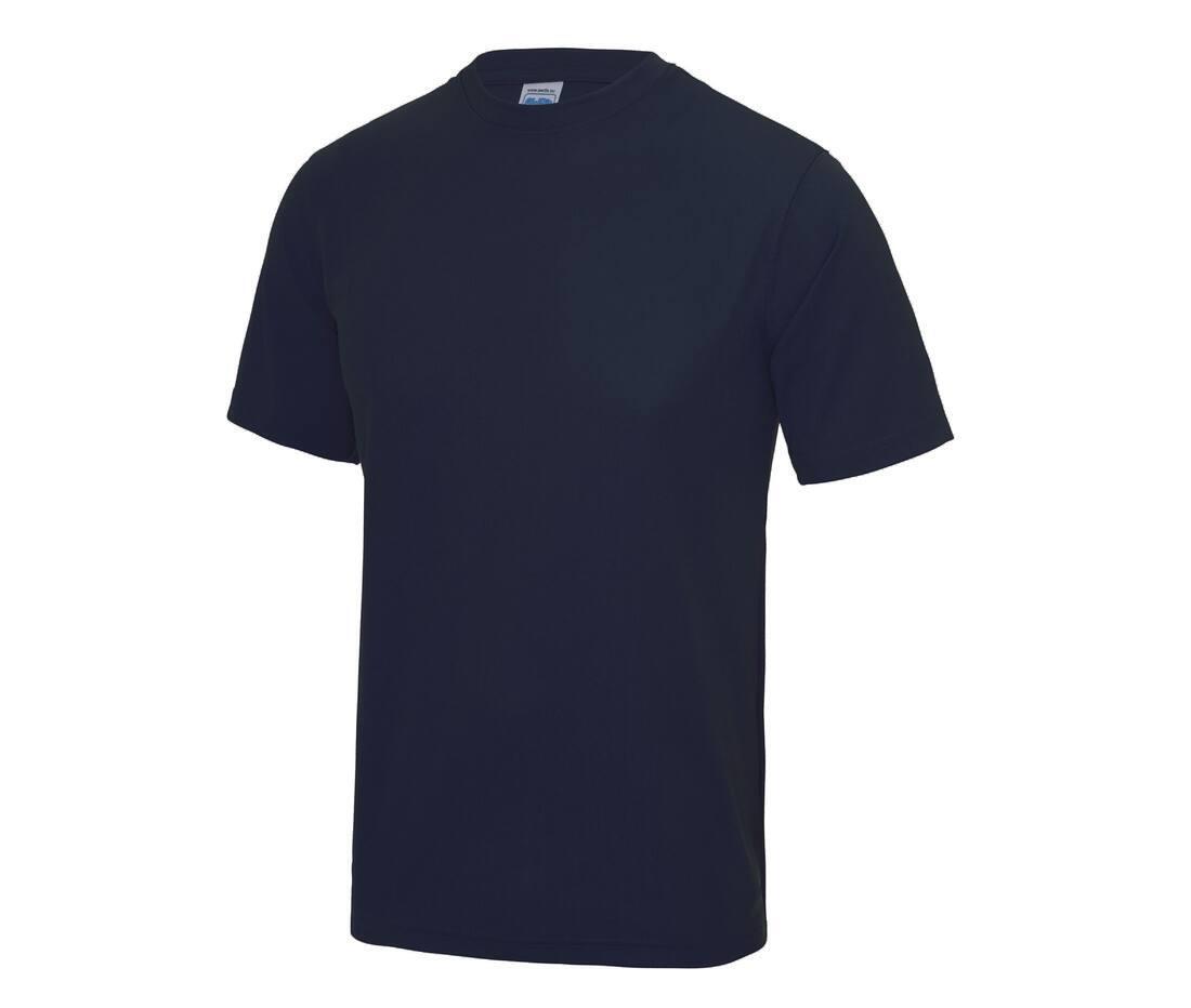 Sport T-shirt voor kinderen donkerblauw korte mouw bedrukbaar personaliseren