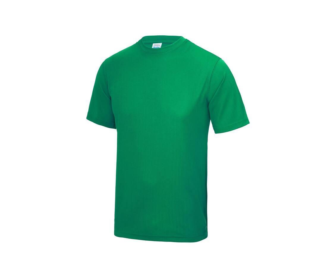 Sport T-shirt voor kinderen kermitgroen korte mouw bedrukbaar personaliseren