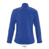foto 2 Sportieve dames softshell jacket royal blauw met een borstzakje.