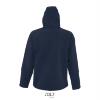 foto 2 Sportieve heren softshell met een capuchon donkerblauw