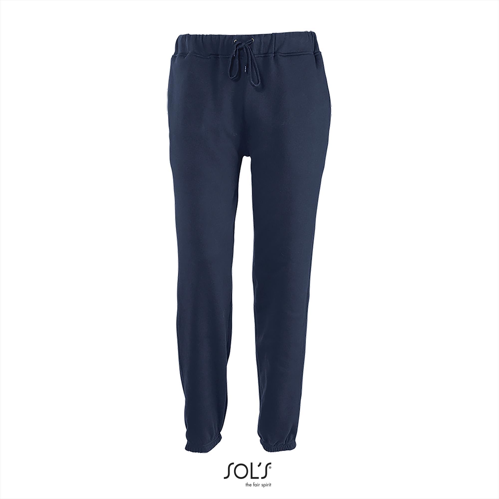 Sportieve unisex joggingbroek donkerblauw