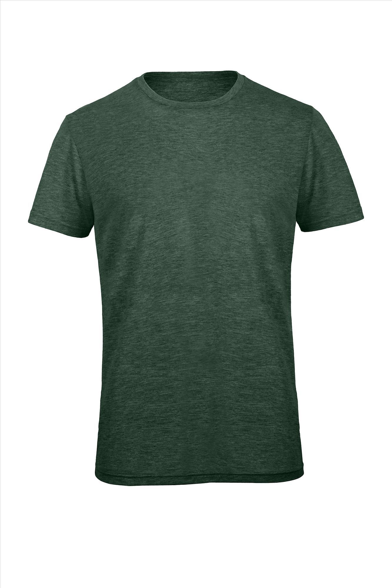 Superzacht T-shirt korte mouw te personaliseren heather groen