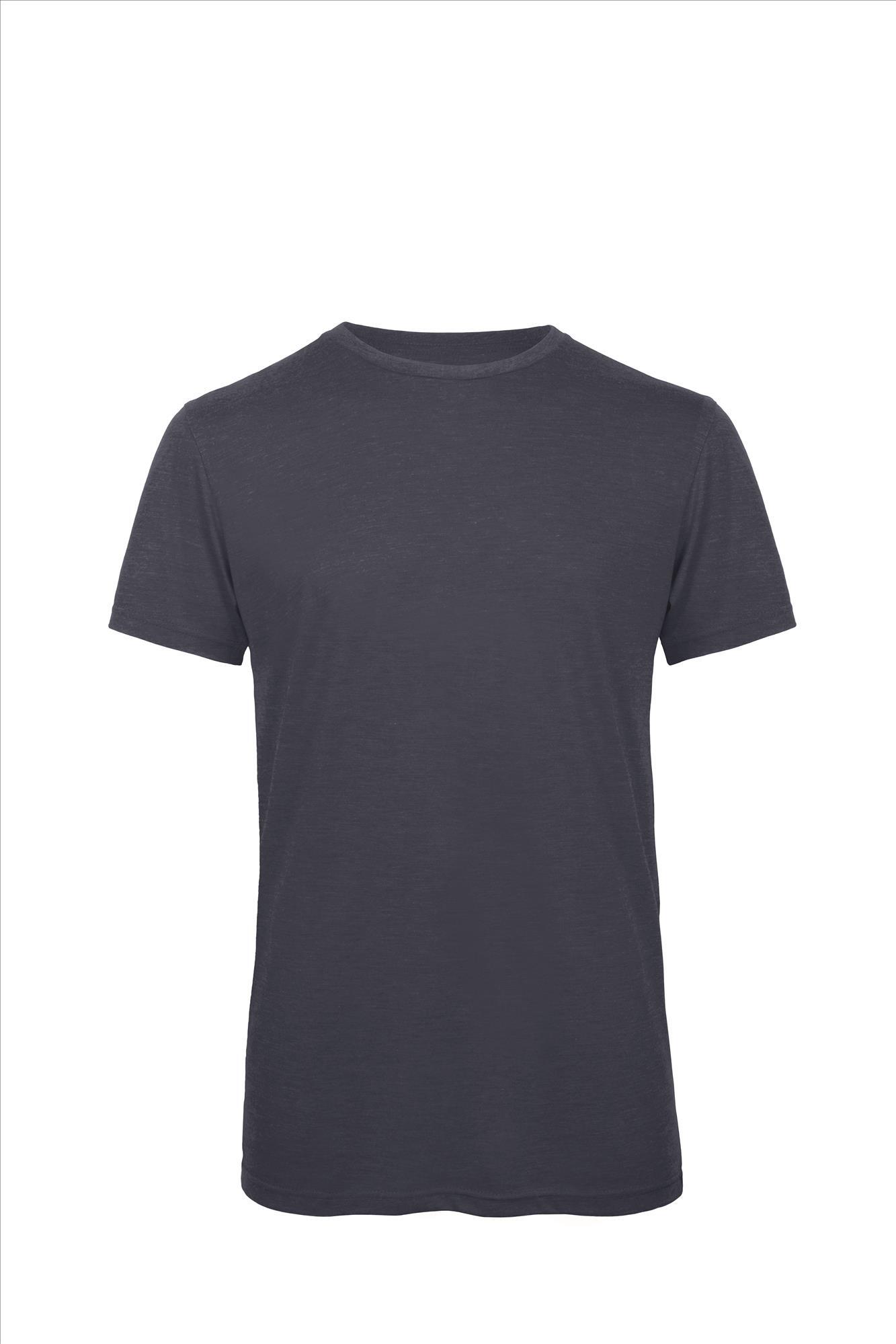 Superzacht T-shirt korte mouw te personaliseren heather marine blauw