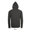 foto 2 Sweat jacket met hooded voor hem charcoal melange personaliseer