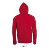 foto 2 Sweat jacket met hooded voor hem rood personaliseer