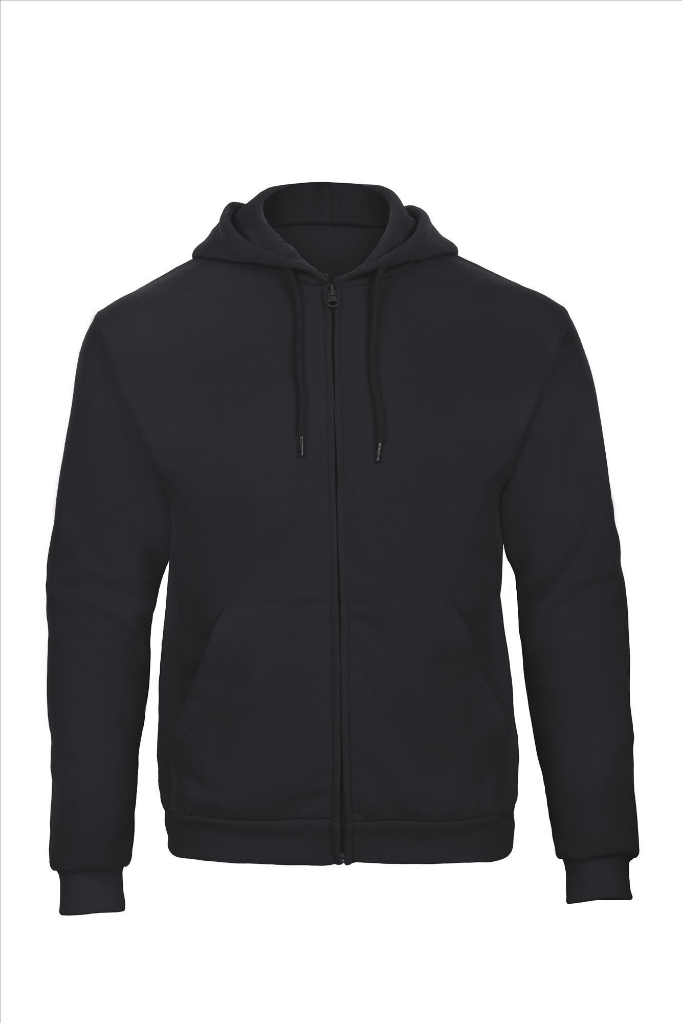 Sweat jacket voor mannen donkerblauw te personaliseren hoodie