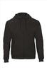 foto 1 Sweat jacket voor mannen zwart te personaliseren hoodie