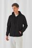 foto 3 Sweat jacket voor mannen zwart te personaliseren hoodie 